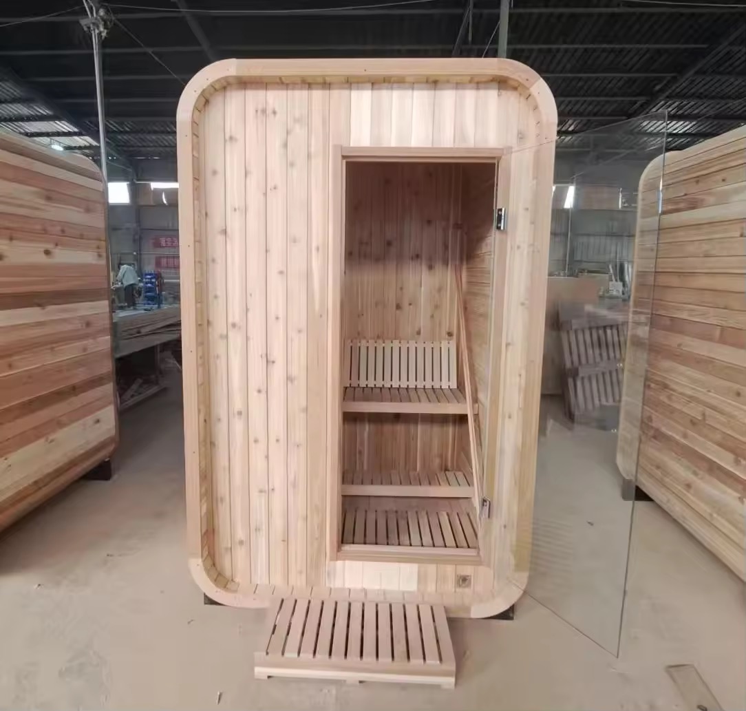 Small cube sauna